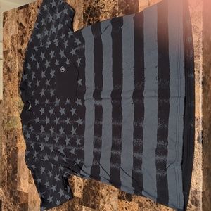 Volcom Large Men's USA Flag T-shirt